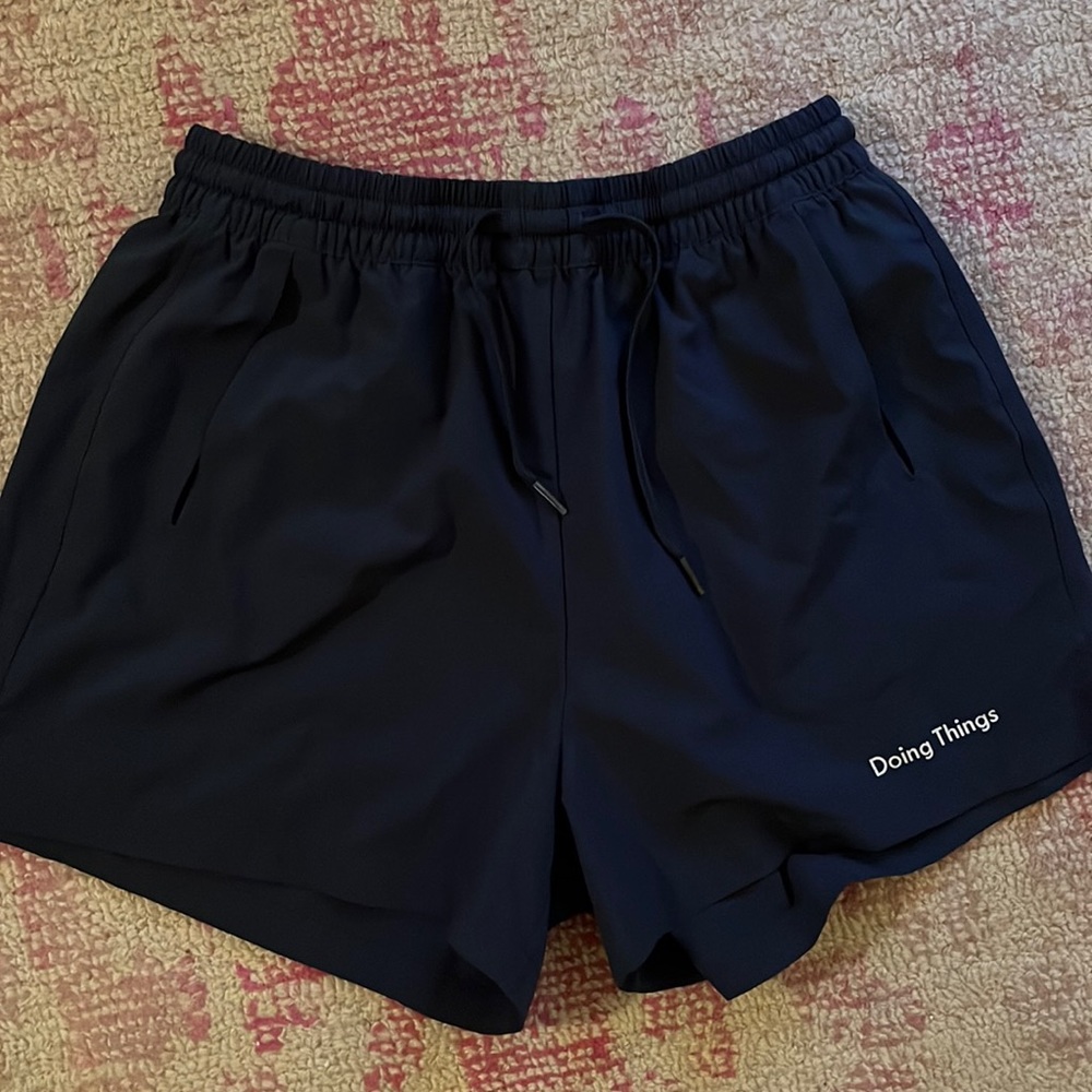 Outdoor Voices Black Athletic Shorts